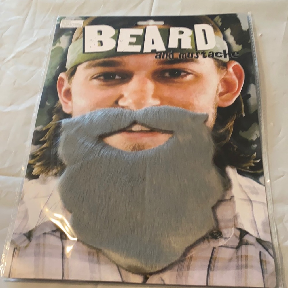 Costume beard and mustache